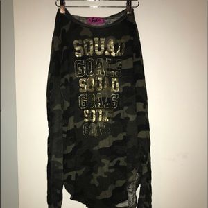 SQUAD GOALS Long sleeve Shirt camo